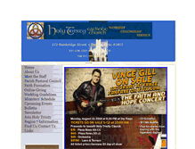 Tablet Screenshot of holytrinitydayton.org
